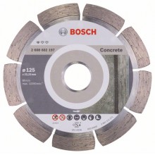 BOSCH Diamanttrennscheibe Standard For Concrete, 125 x 22, 23 x 1, 6 x 10 mm, 2608602197