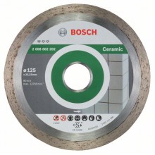 BOSCH Diamanttrennscheibe Standard For Ceramic, 125 X 22, 23 X 1, 6 X 7 mm,2608602202