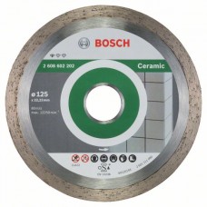 BOSCH Diamanttrennscheibe Standard For Ceramic, 125 X 22, 23 X 1, 6 X 7 mm,2608602202