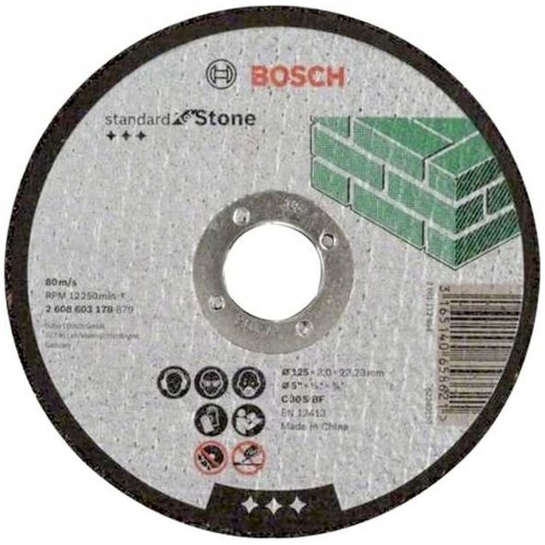 BOSCH Trennscheibe gerade Standard for Stone C 30 S BF, 125mm, 22,23mm, 3,0mm 2608603178