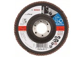 BOSCH Fächerschleifscheibe X571, Best for Metal,gewinkelt,115mm,40, Glasgewebe 2608605450