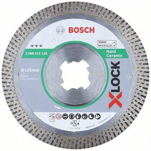 BOSCH X-LOCK Diamanttrennscheibe Best for Hard Ceramic 125 mm 2608615135