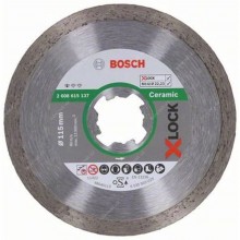 BOSCH X-LOCK Diamanttrennscheibe Standard for Ceramic, D 115mm 2608615137
