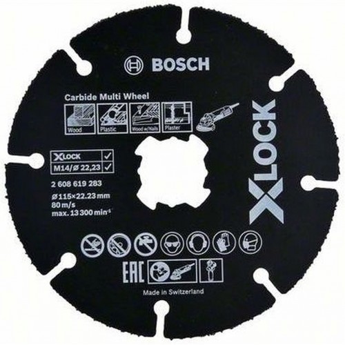 Bosch X-LOCK Carbide Multi Wheel Trennscheibe, 115mm 2608619283