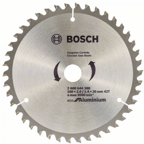 BOSCH Sägeblatt für Aluminium 160x1,4mm 2608644388