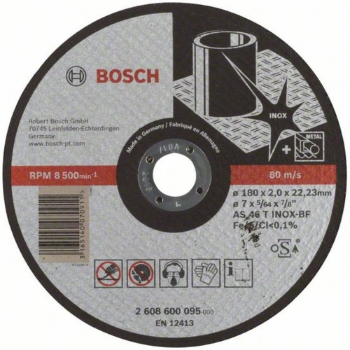 BOSCH Trennscheibe Expert for Inox 180x2 mm 2608600095