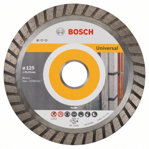 BOSCH Diamanttrennscheibe Standard for Universal Turbo 125 mm 2608602394