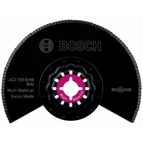 Bosch Starlock BIM Segmentwellenschliffmesser ACZ 100 SWB, 100 mm, 1er-Pack, 2608661693