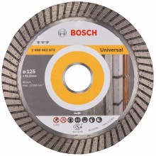 BOSCH Dia­mant­trenn­schei­be Best für Universal Turbo, 125x22,23x2,2x12mm, 2608602672