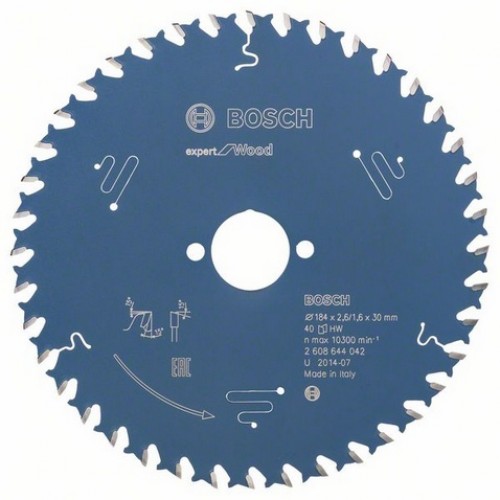 Bosch Kreissägeblatt Expert for Wood, 184 x 30 x 2,6 mm, 40 2608644042