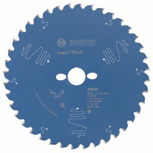 Bosch Kreissägeblatt Expert for Wood, 250 x 30 x 2,4 mm, 40 2608644080