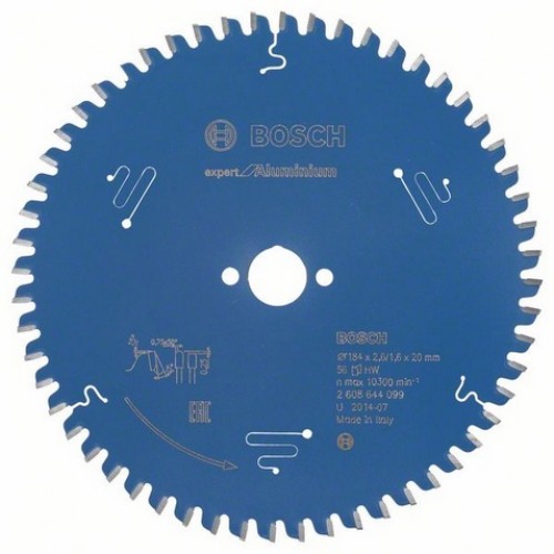 BOSCH Kreissägeblatt Expert for Aluminium, 184 x 20 x 2,6 mm, 56 2608644099