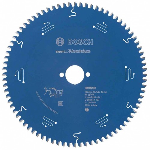 BOSCH Kreissägeblatt Expert for Aluminium, 235 x 30 x 2,6 mm, 80 2608644107