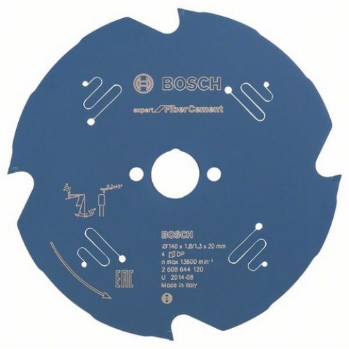 Bosch Kreissägeblatt Expert for Fiber Cement, 140 x 20 x 1,8 mm, 4