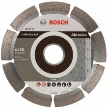 BOSCH Diamanttrennscheibe Standard for Abrasive, 125 x 22,23 x 6 x 7 mm 2608602616