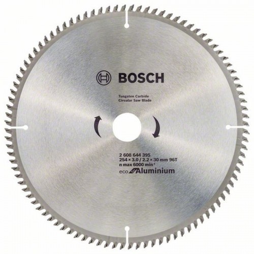 BOSCH Sägeblatt für Aluminium 254x2,2mm, 2608644395