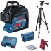 BOSCH GLL 3-80 Professional Linienlaser im Koffer + Stativ BT 150 + Batterien, 06159940KD