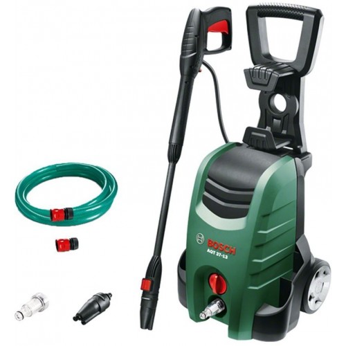 BOSCH AQT 37-13 Pressure Washer 13 Set with 6 m Hose Box, 06008A7203