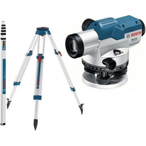 BOSCH GOL 32 G Professional Optisches Nivelliergerät mit Stativ BT 160, 06159940AY