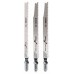 Bosch 3tlg. Stichsägeblatt-Set Extra Clean for Hard Wood 2609256A12
