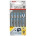 BOSCH 5x Stichsägeblatt T 121 GF Speed for Metal 2608636696