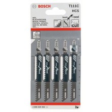 BOSCH T 111 C Basic for Wood Stichsägeblatt 5 Stck. 2608630033