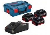 BOSCH Akku 3x GBA 18V 5.0Ah+GAL 18V-40, L-BOXX 136, 0615990L3T