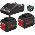 BOSCH 2x ProCORE18V Akku 12.0Ah + GAL 18V-160, 1600A016GY