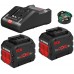 BOSCH 2x ProCORE18V Akku 12.0Ah + GAL 18V-160, 1600A016GY