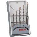 BOSCH 5-teiliges Betonbohrer Set, Silver Percussion CYL-3 2607017080