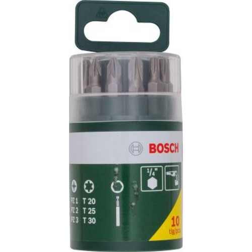BOSCH 10-teiliges Schrauberbit-Set, inklusive Torx 2607019452 BOSCH 10-teiliges Schrauberbit-Set, inklusive Torx 2607019452