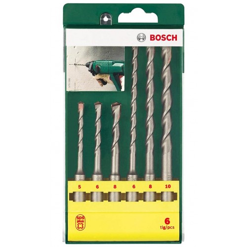 BOSCH 6-teiliges Bohrer-Set, SDS-plus 2607019447