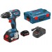 BOSCH GSR 18 V-EC Akku-Schrabendreher L-BOXX, 2x 5,0 Ah akku, 06019E8104