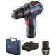 BOSCH GSB 12V-30 Akku-Schlagbohrschrauber, 12V, 2x 2,0Ah 06019G9100