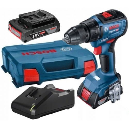 BOSCH GSB 18V-50 Akku-Schlagbohrschrauber, 18V 2x2.0Ah 06019H5100