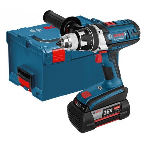 BOSCH GSR 36 VE-2-LI Professional Akku-Bohrschrauber mit 2 x 4,0 Ah Li-Ion 06019C0100