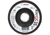 BOSCH X-LOCK Best for Metal Fächerschleifscheibe X571, 115x22,23mm, 40 2608619197