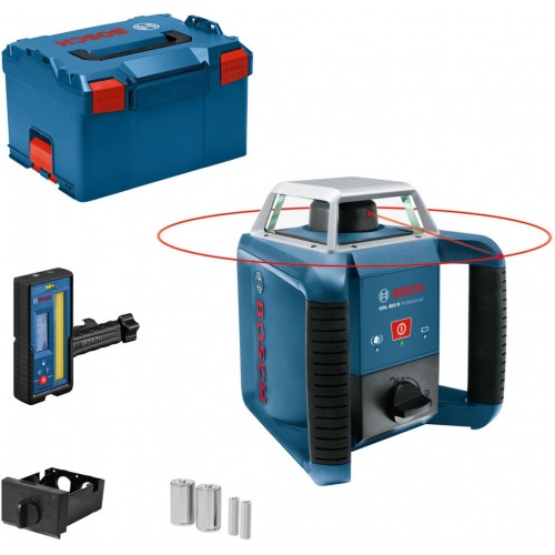 BOSCH GRL 400 H Rotationslaser + LR 45, L-BOXX 238 0601061805