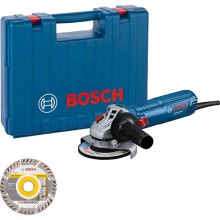 BOSCH GWS 12-125 PROFESSIONAL Winkelschleifer + Diamanttrennscheibe 06013A6102