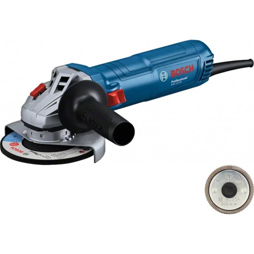 BOSCH GWS 12-125 PROFESSIONAL Winkelschleifer + SDS-Überwurfmutter 06013A6104