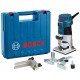 BOSCH GKF 600 PROFESSIONAL Kantenfräse mit Handwerkerkoffer, 060160A100