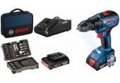 BOSCH Set GSR 18V-50 + 2x 2,0Ah + GAL 18V-20 Schrauberbit-Satz 43-tlg 06019H5004