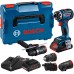 BOSCH GSR 18V-90 FC Akku-Bohrschrauber, 2x 4,0Ah, GAL 18V-40, L-BOXX 136 06019K6200