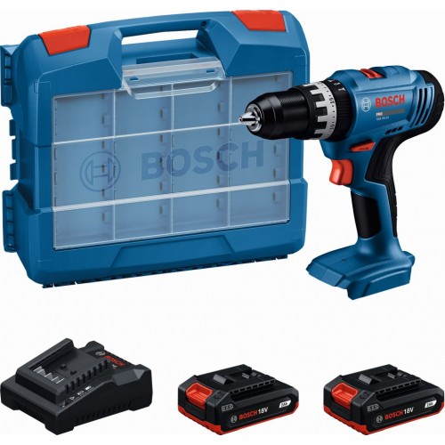 BOSCH GSB 18V-25 PROFESSIONAL Akku-Schlagbohrschrauber 2x 2,0Ah, Koffer 06019K9304 BOSCH GSB 18V-25 PROFESSIONAL Akku-Schlagbohrschrauber 2x 2,0Ah, Koffer 06019K9304