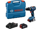 BOSCH GSB 18V-65 PROFESSIONAL Akku-Schlagbohrsch, 1 x 2.0 Ah, 1 x 4.0Ah, L-Case 06019N3332