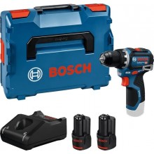 BOSCH GSR 12V-32 PROFESSIONAL Akku-Bohrschrauber, 2× 3,0 Ah, L-BOXX 06019N7007