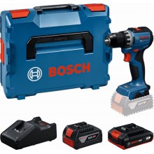 BOSCH GSR18V-52 PROFESSIONAL Akku-Bohrschrauber, 1 x 2,0Ah +1 x 4,0Ah, L-BOXX 06019S0024