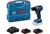 BOSCH GSR18V-52 PROFFESIONAL Akku-Bohrschrauber, 2x 2,0Ah, L-Case 06019S0025