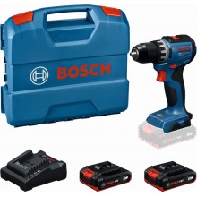 BOSCH GSR18V-52 PROFFESIONAL Akku-Bohrschrauber, 2x 2,0Ah, L-Case 06019S0025