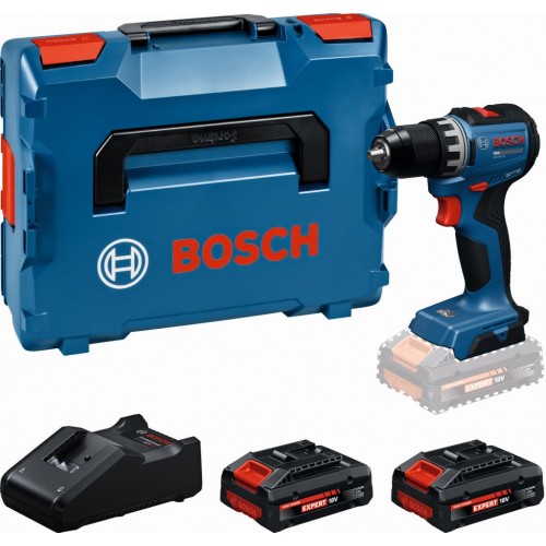 BOSCH GSR18V-52 PROFESSIONAL Akku-Bohrschrauber, 2× EXBA18V-40, L-BOXX 06019S002C BOSCH GSR18V-52 PROFESSIONAL Akku-Bohrschrauber, 2× EXBA18V-40, L-BOXX 06019S002C